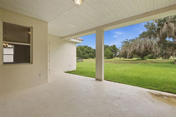 Rear Covered Patio