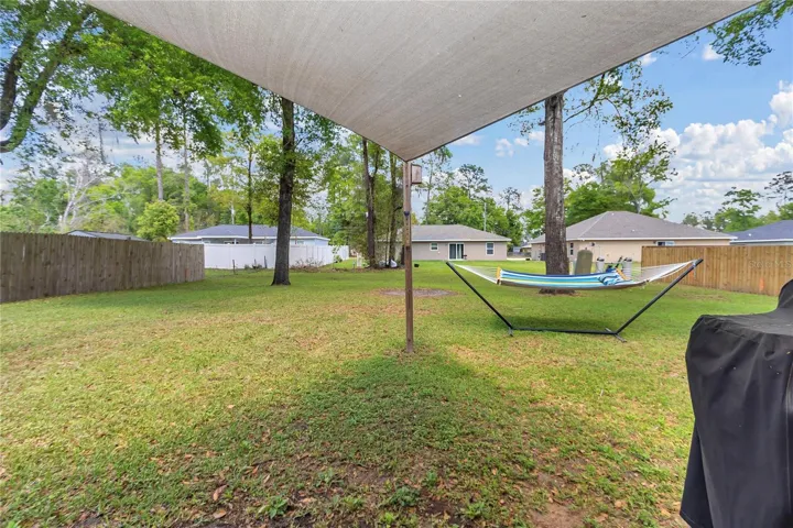 Backyard Sunshade