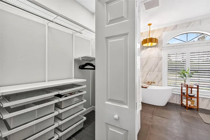 Dual Closets in the Primary Bedroom