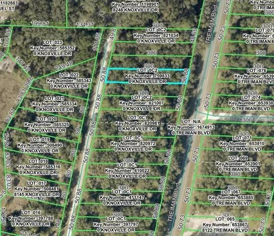 Plat of Knoxville lot #22