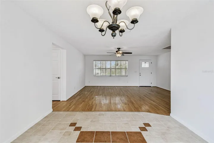 Dining Room Looking into living room