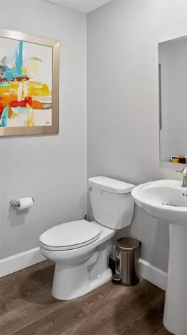 half bath down stairs