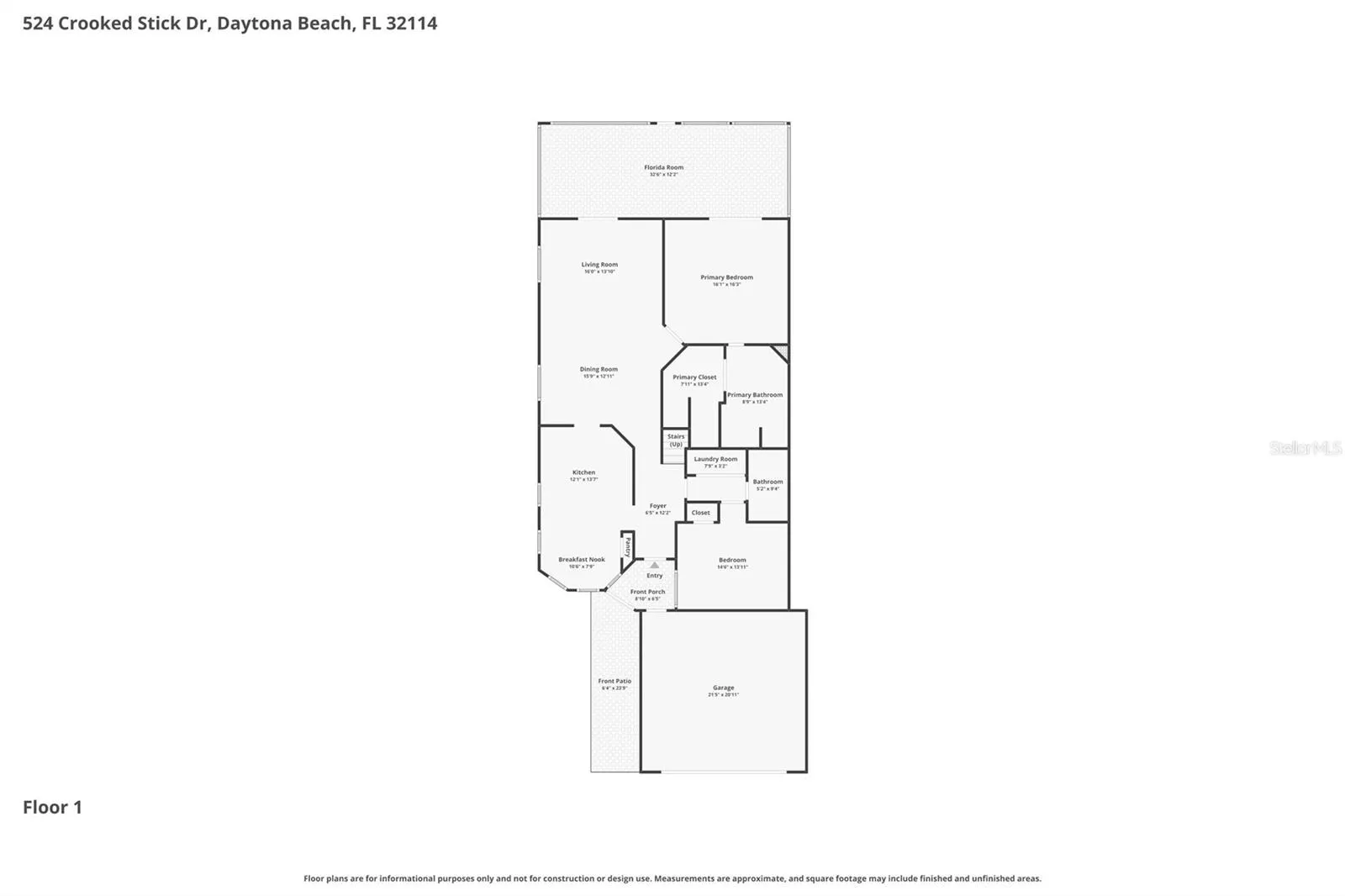 Approximate Floor Plan - 1st Floor
