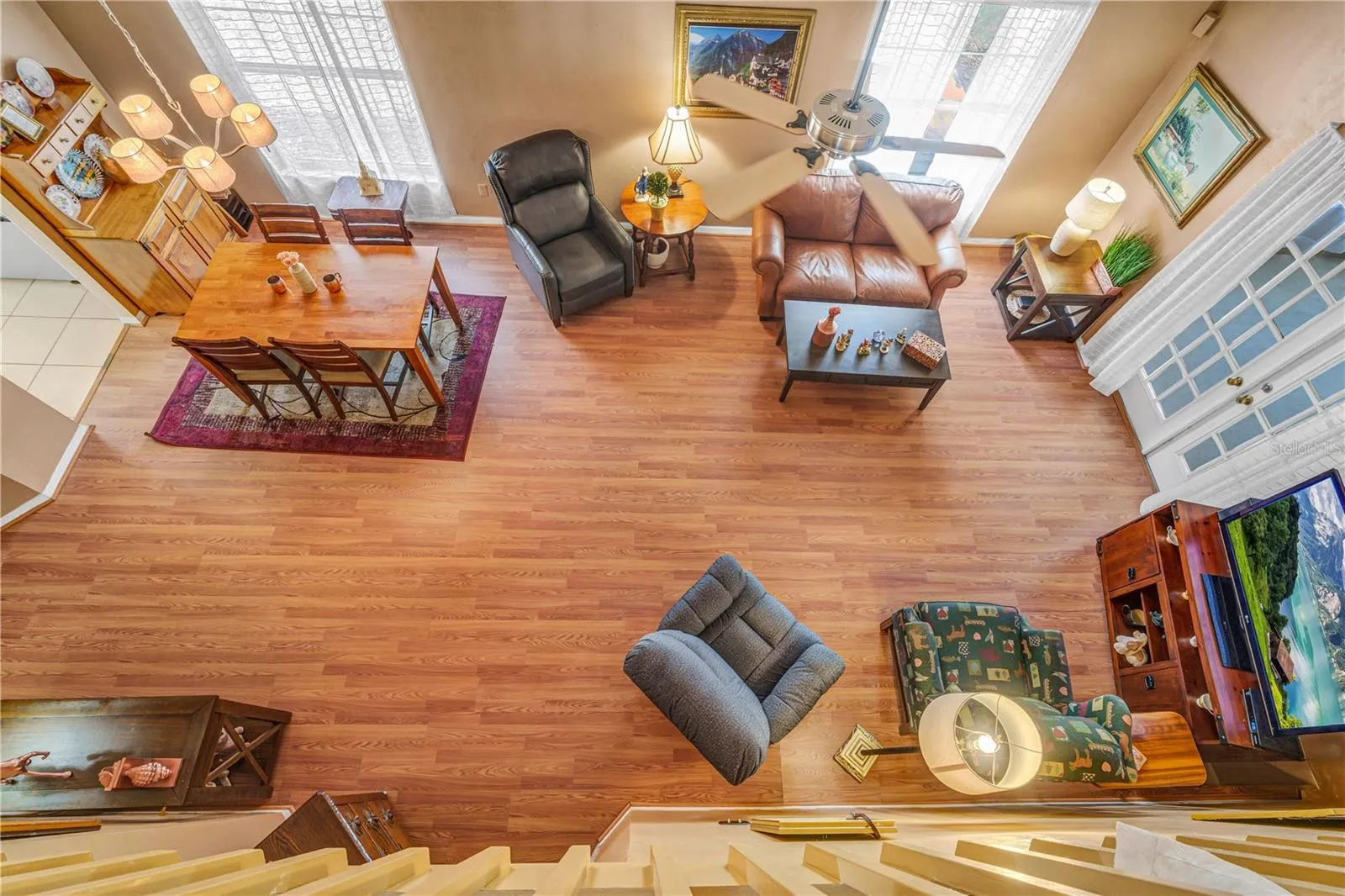 Over Looks Living/Dining Areas
