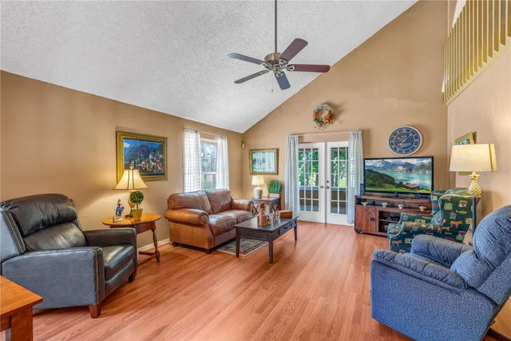 French Doors to the Huge Florida Room