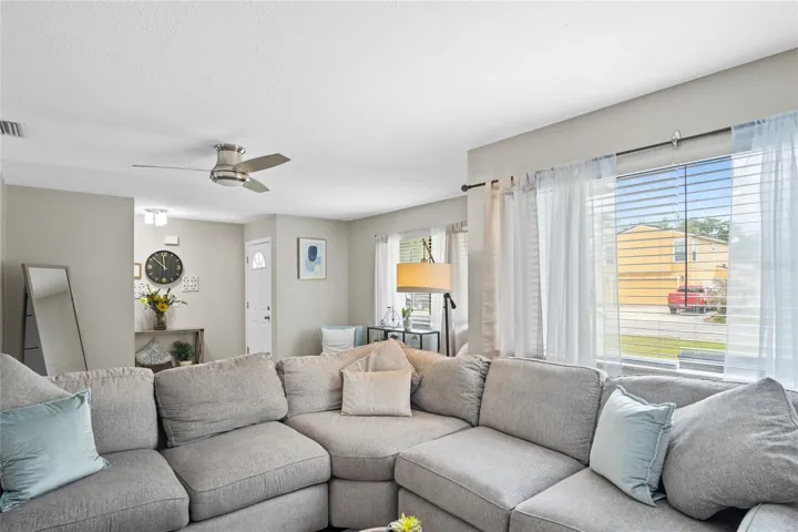 An open space to be creative with furniture placement.