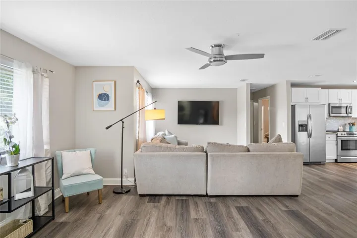 An open floor plan allows for lots of options.