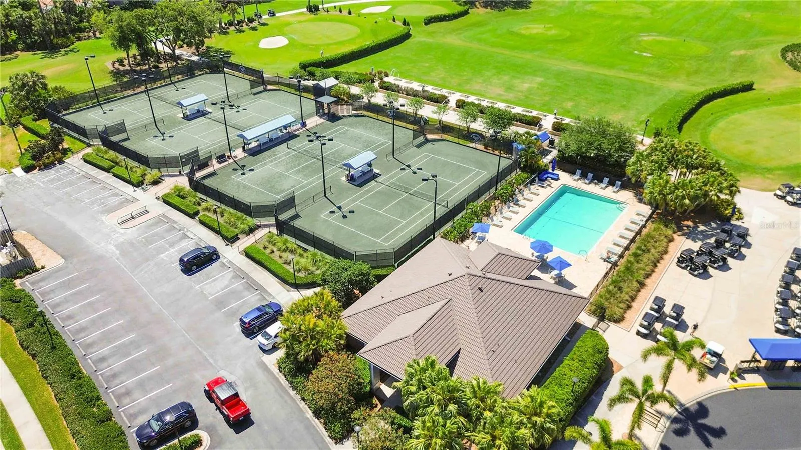 Country Club with Pool and Tennis Courts