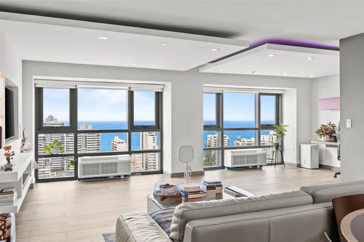 Gallery Plaza 22nd floor Living Room with Ocean View