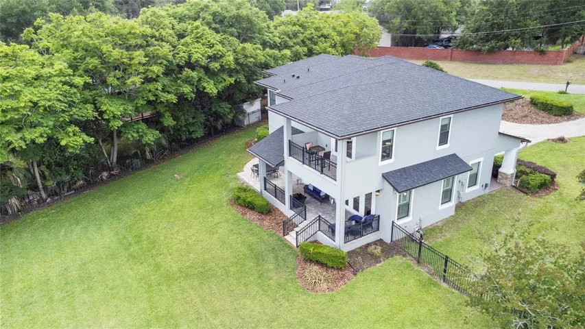 A view of the north side of the home.