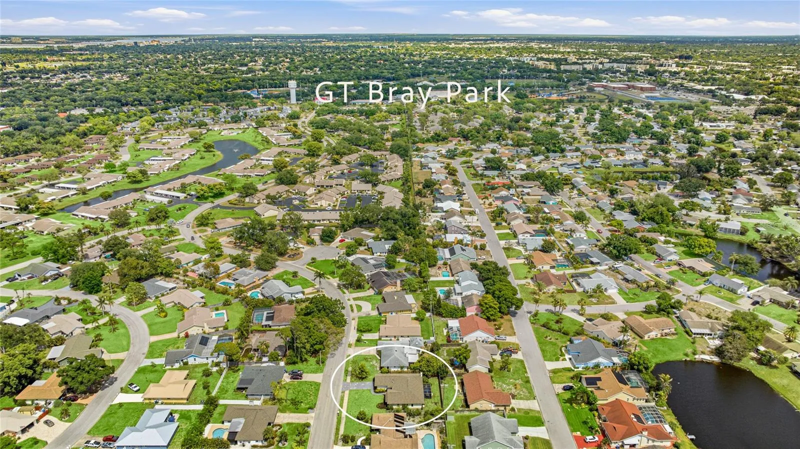 Very close proximity to GT Bray Park, just about a 1/2 mile away.