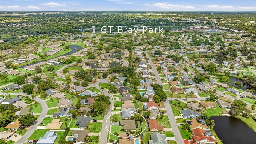 Very close proximity to GT Bray Park, just about a 1/2 mile away.