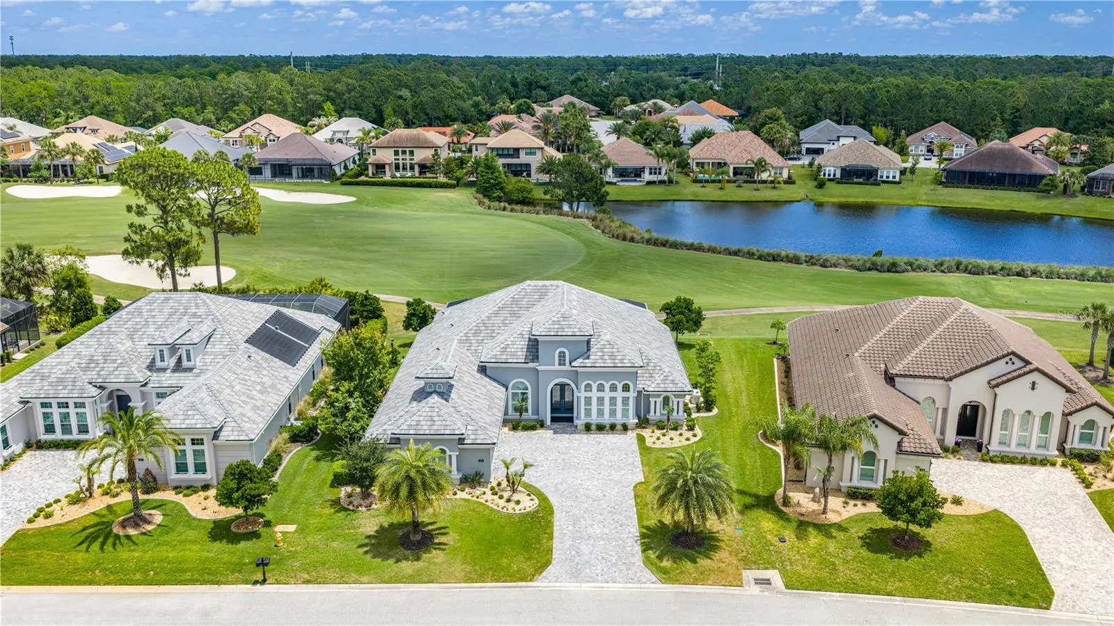 Aerial View of HomeWater Views