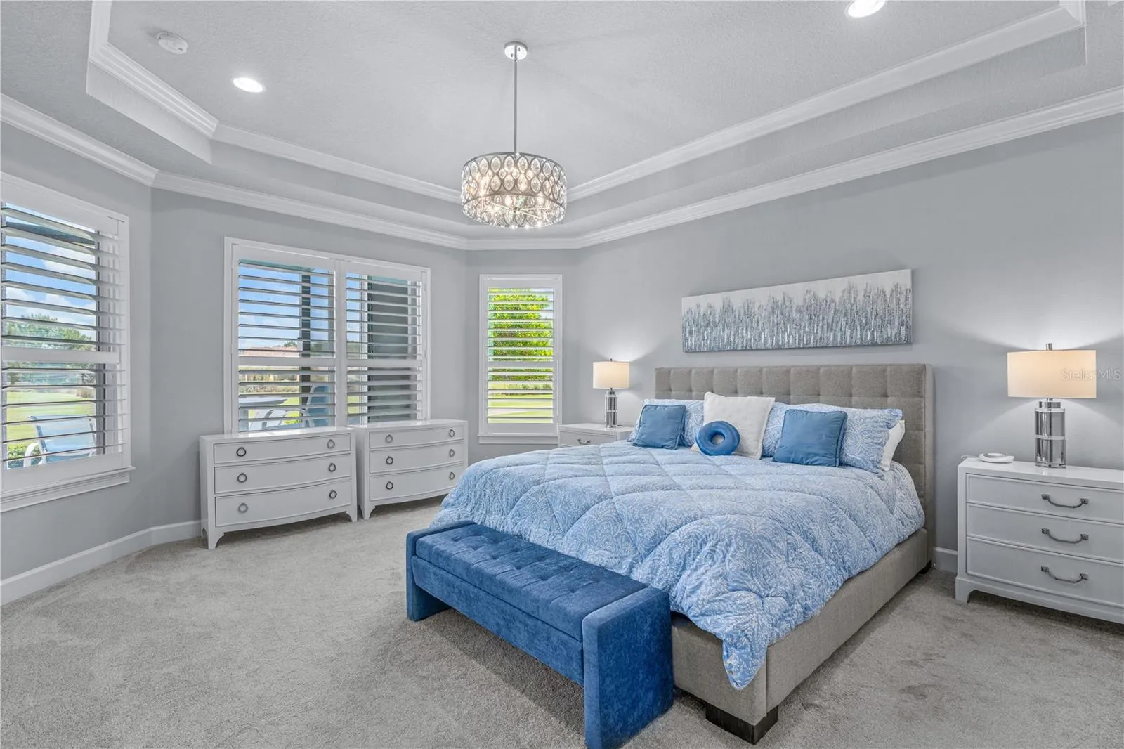 Primary Bedroom Golf Course Views