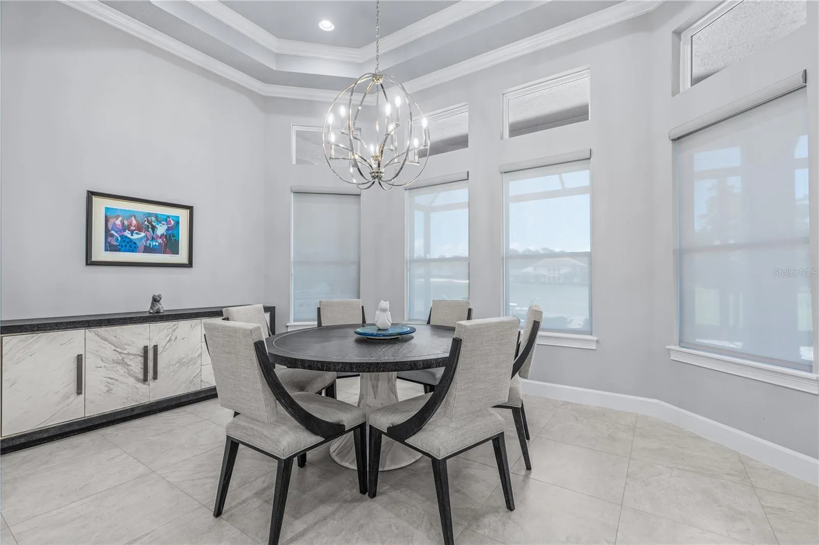 Breakfast Nook Electric Shades