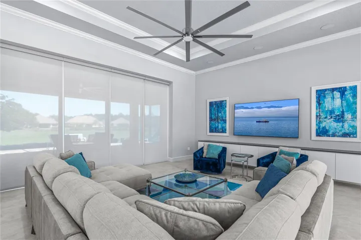 Family RoomElectric Shades