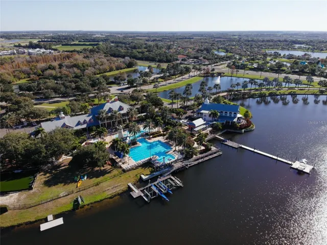 Aerial Community Pool/Dock