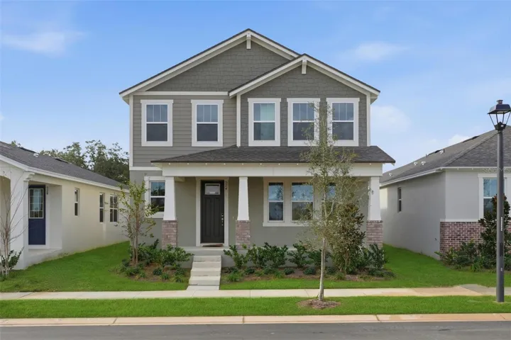 Rainwood Lot 106 Exterior - Grayton Floorplan - Craftsman Elevation