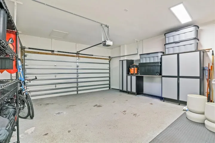 Spacious 2 Car Garage