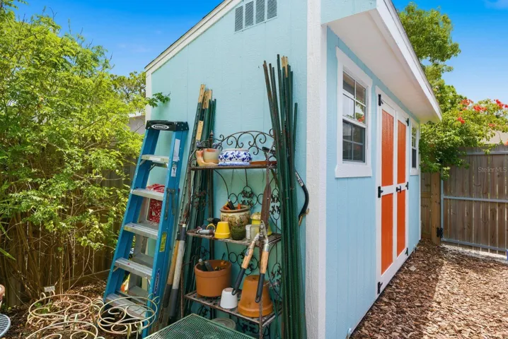 custom built shed
