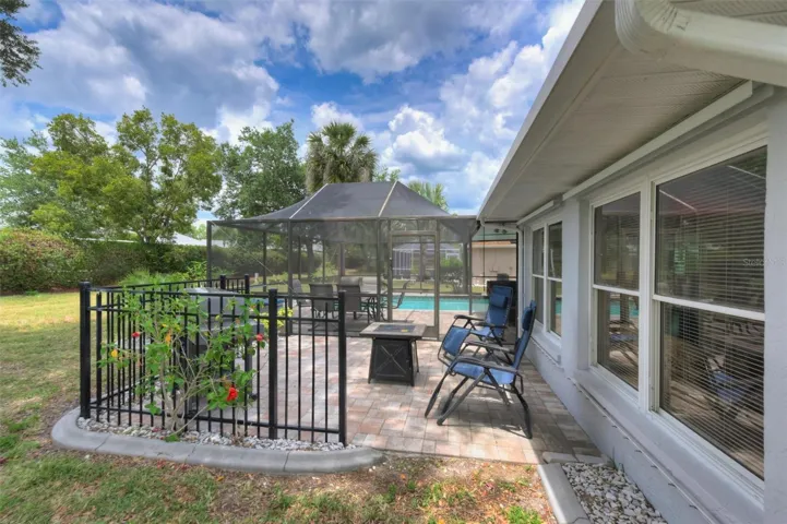 Private patio