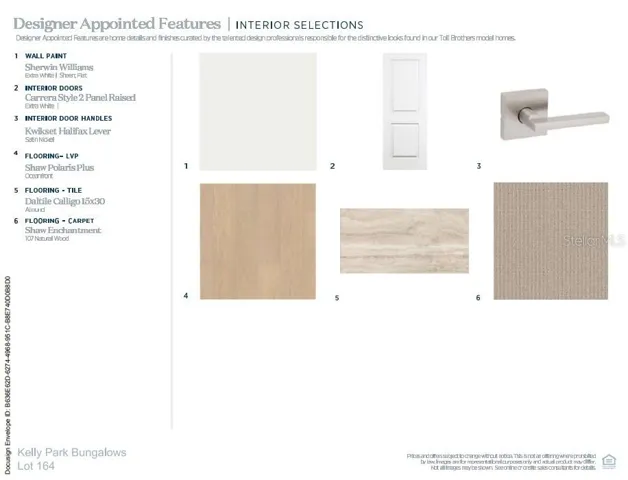 Designer-appointed features selected by our team of professional designers
