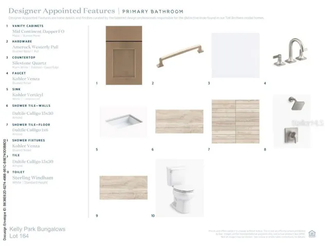 Designer-appointed features selected by our team of professional designers
