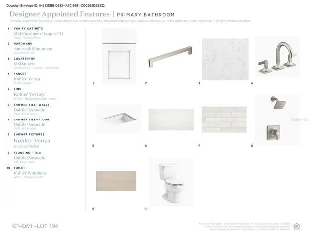 Designer-appointed features selected by our team of professional designers