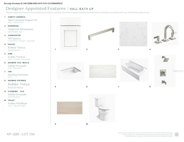 Designer-appointed features selected by our team of professional designers
