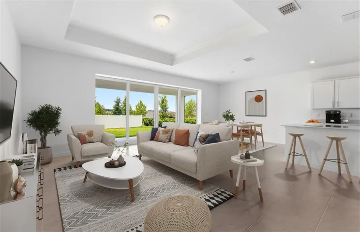 Virtually Staged  - Open Gathering Room