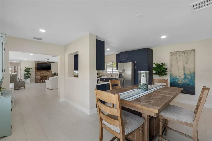 Kitchen dining living area