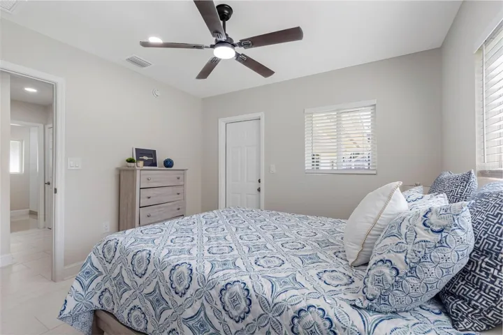 3rd bedroom with door access to front of the home