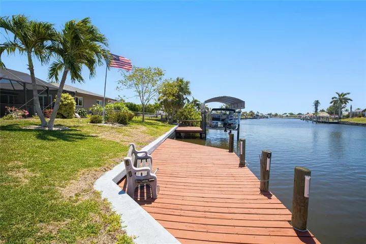 One of two docks - evening sunsets never looked so good!!