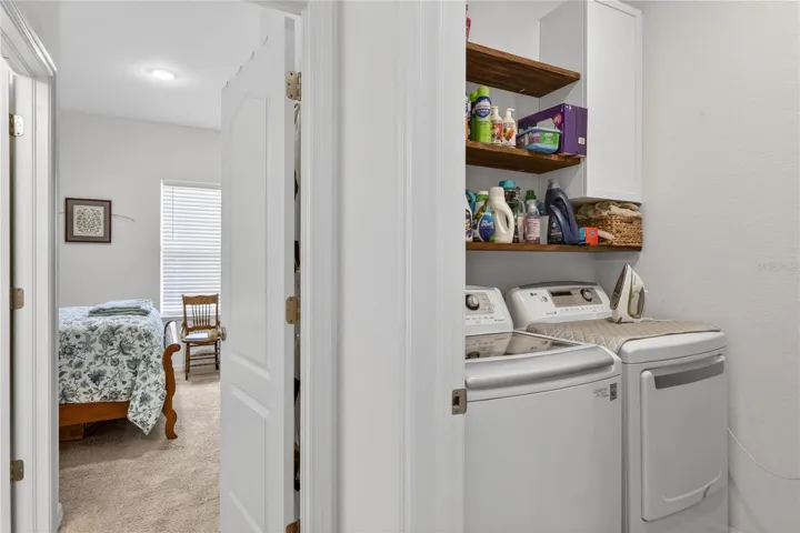 Laundry room storage