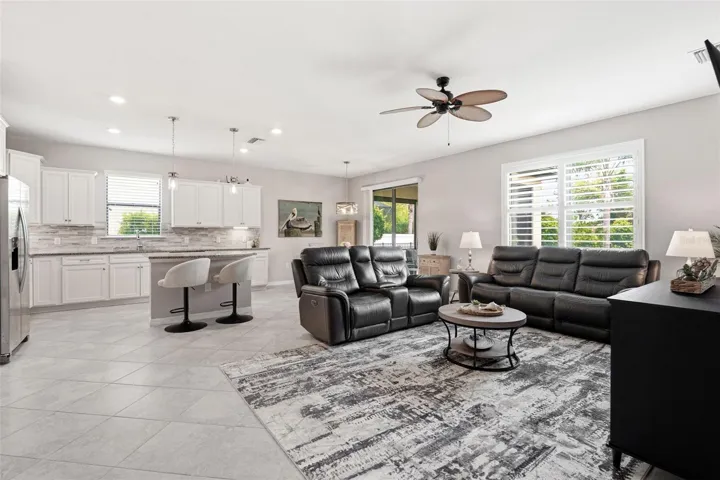 Beautiful tile flooring throughout
