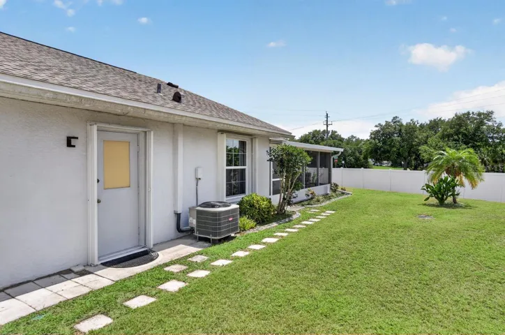 Side of Subject Property with Whole House Generator