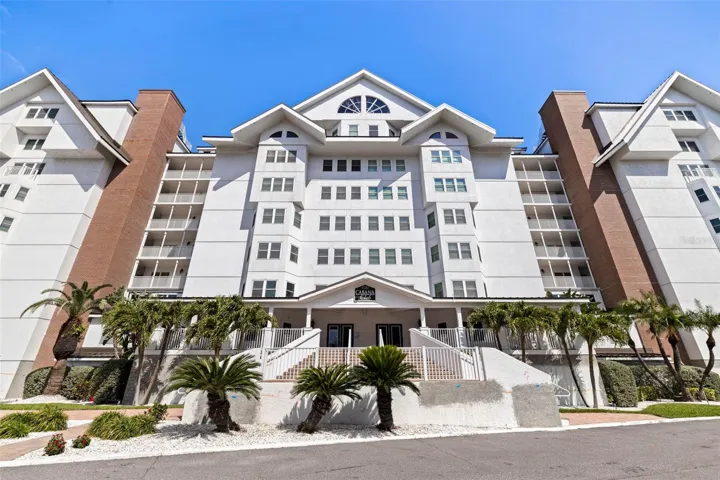 Beachfront Building On Sand Key Beach