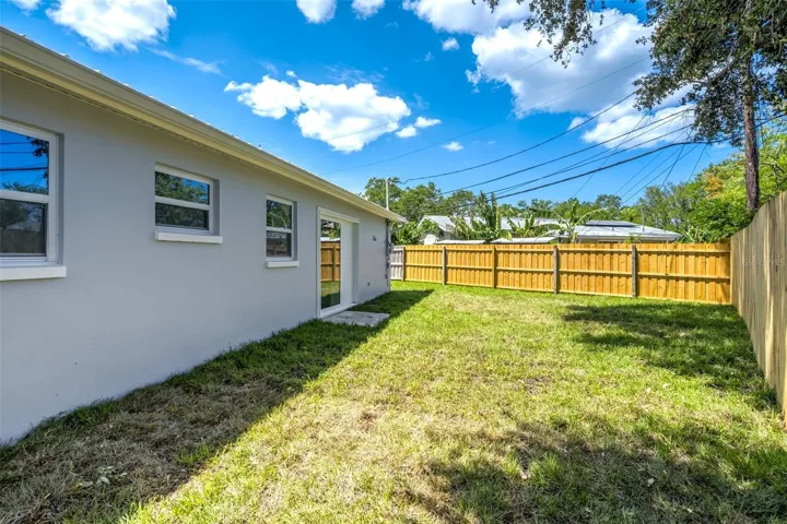 Fenced Backyard