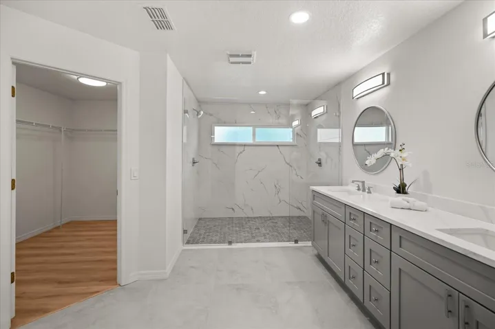 Primary Bathroom and Closet
