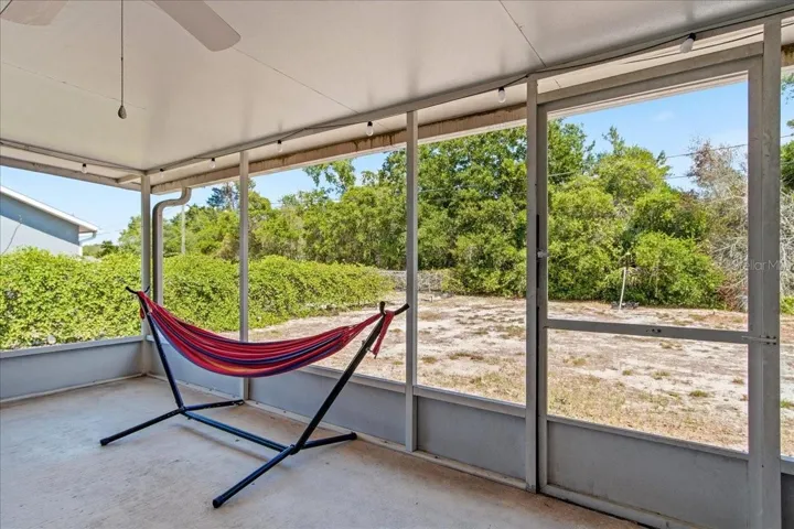 Patio Covered and Screened