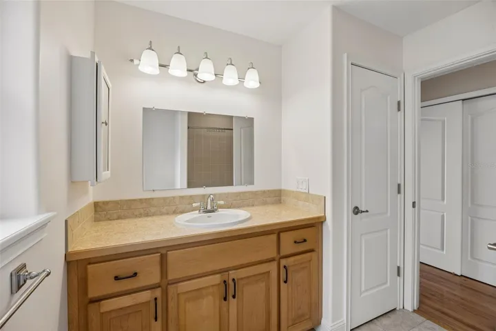 They are separated by the guest bathroom