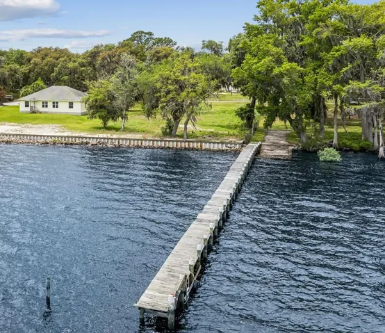 You have the option of launching smaller watercraft from this ramp
