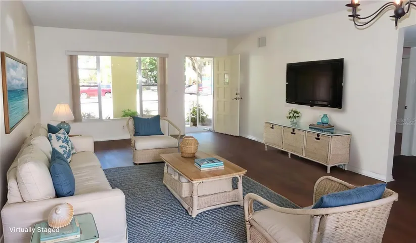 Living room - Virtually staged