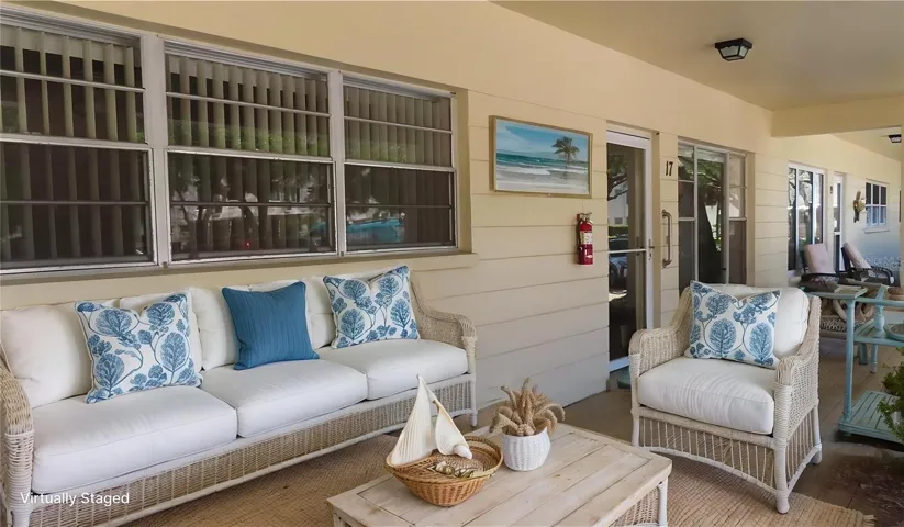 Front patio - virtually staged