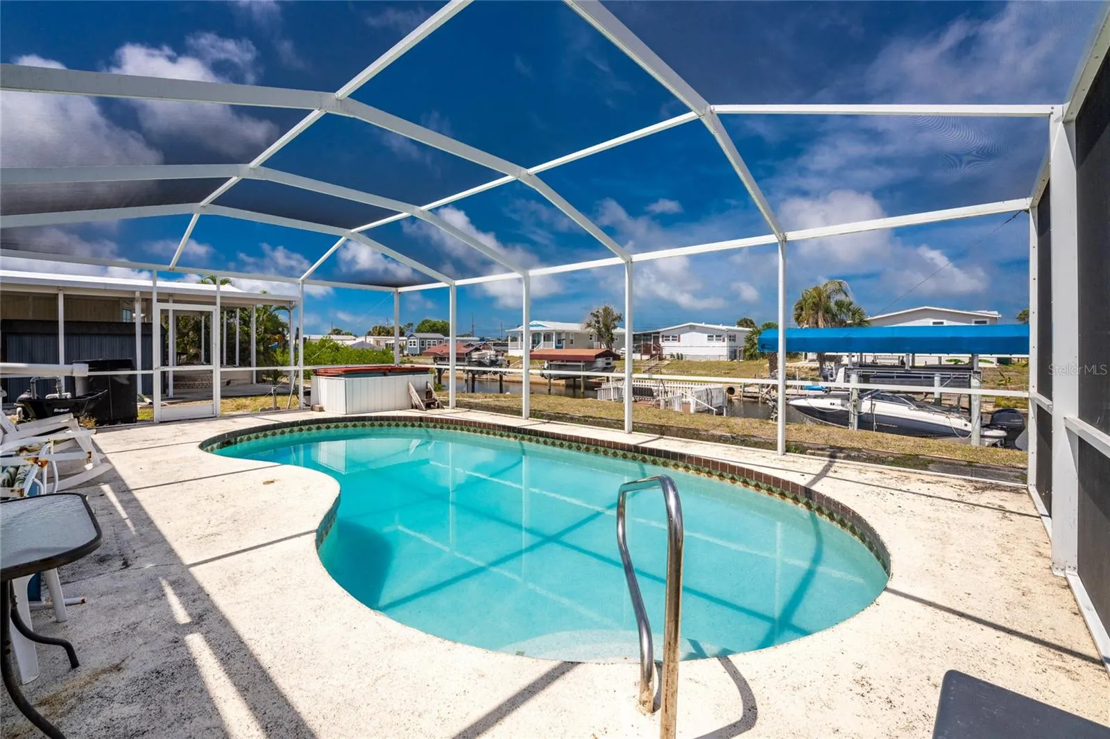 Swim a few laps or just float around, enjoying the sunshine!