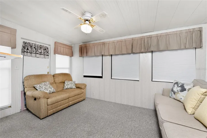 Florida room is just off the living area which is not included in the air conditioned square footage, but could easily be A/C'd!