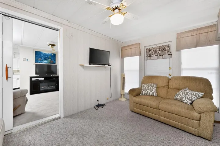 Florida room makes a great place to kick back and watch your favorite game!