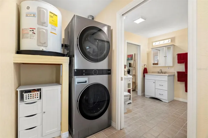 Convenient laundry and utility space!