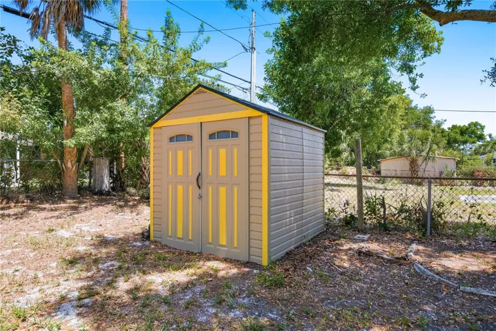 Storage Shed included!