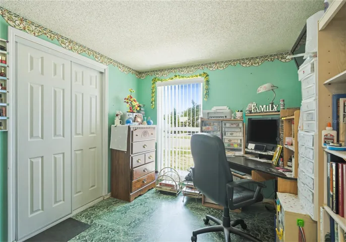 Bedroom 3 is currently an office
